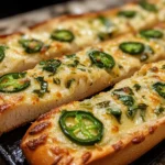 Cheesy Jalapeño Garlic Bread