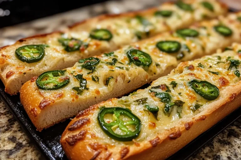 Cheesy Jalapeño Garlic Bread