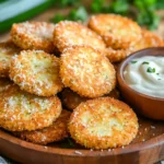 Crispy Parmesan Zucchini Fritters