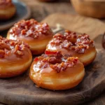 Candied Bacon Maple Donuts