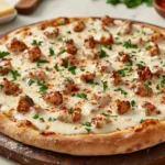 Creamy Cajun Chicken Alfredo Pizza