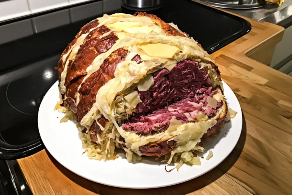 Reuben Stuffed Rye