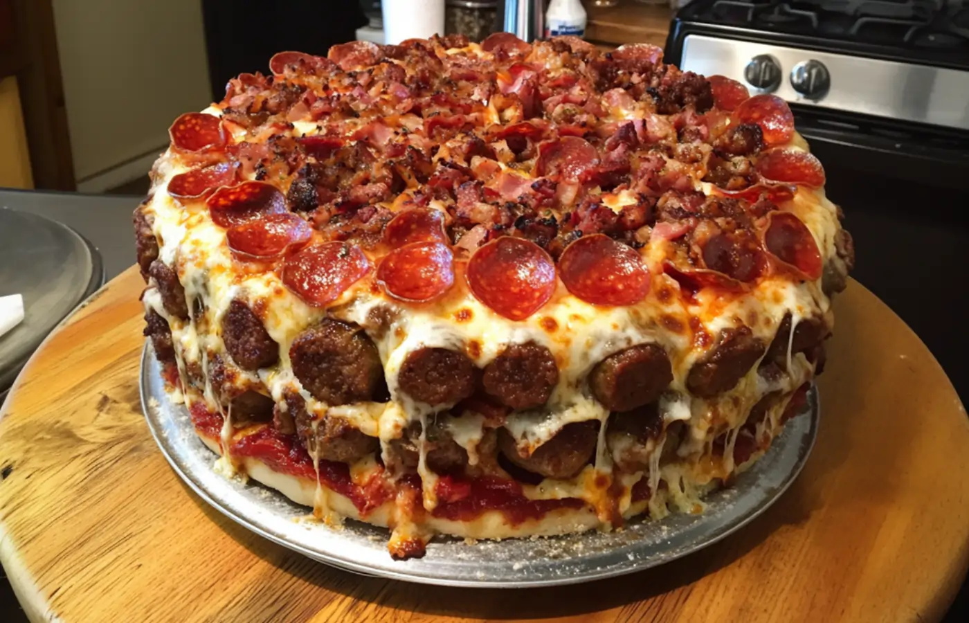 Leviathan Smoked Sausage & Pepperoni Pizza