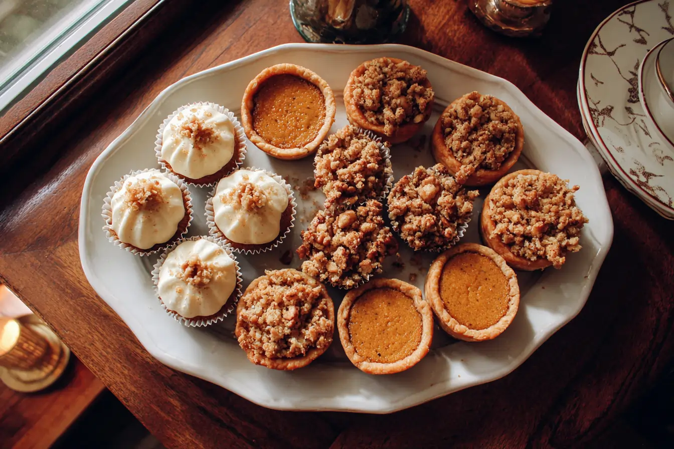 mini thanksgiving desserts