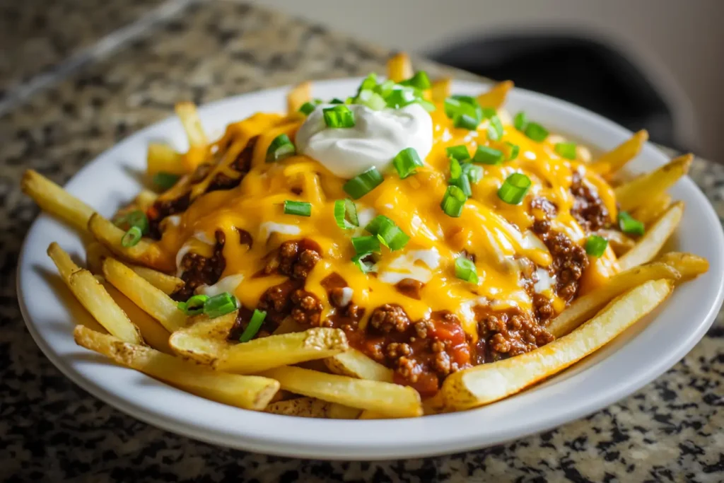 Loaded Chili Cheese Fries