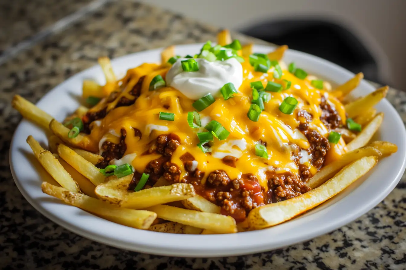 Loaded Chili Cheese Fries