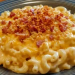 Mac and Cheese with Crispy Bacon Topping