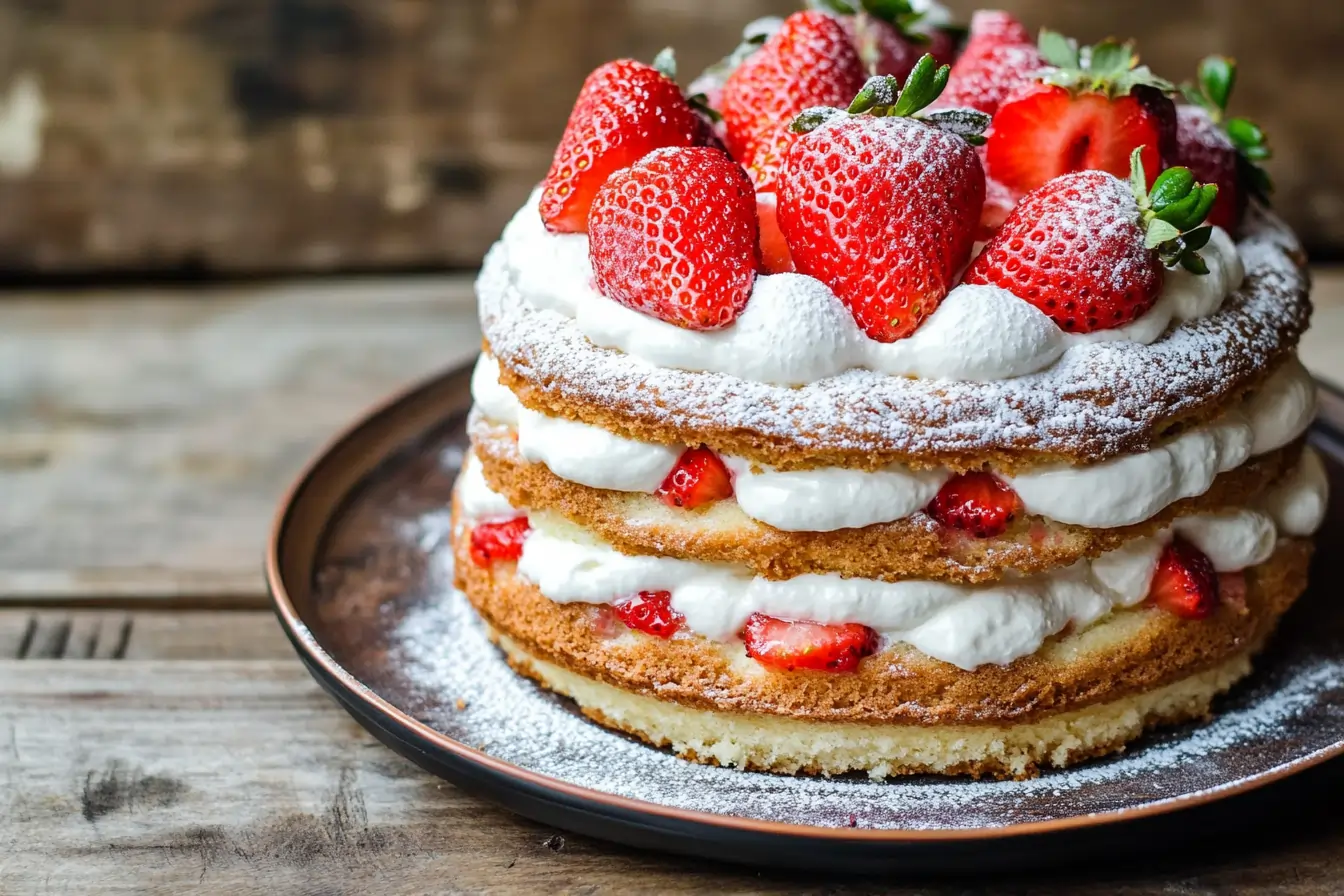 STRAWBERRY SHORTCAKE CAKE