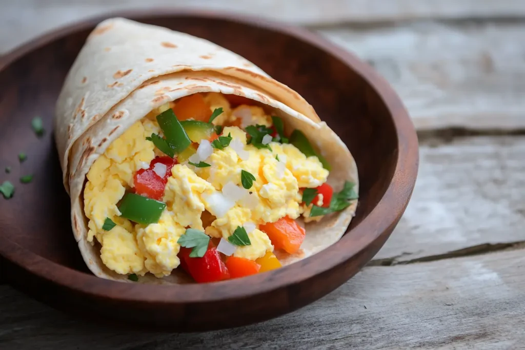 5 MINUTE BREAKFAST WRAP