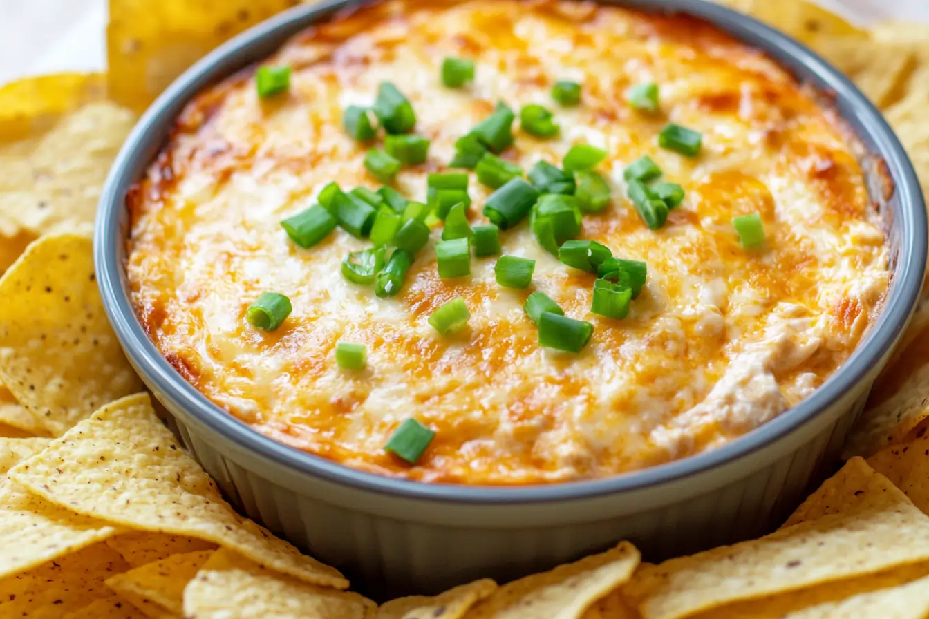 BAKED BUFFALO CHICKEN DIP