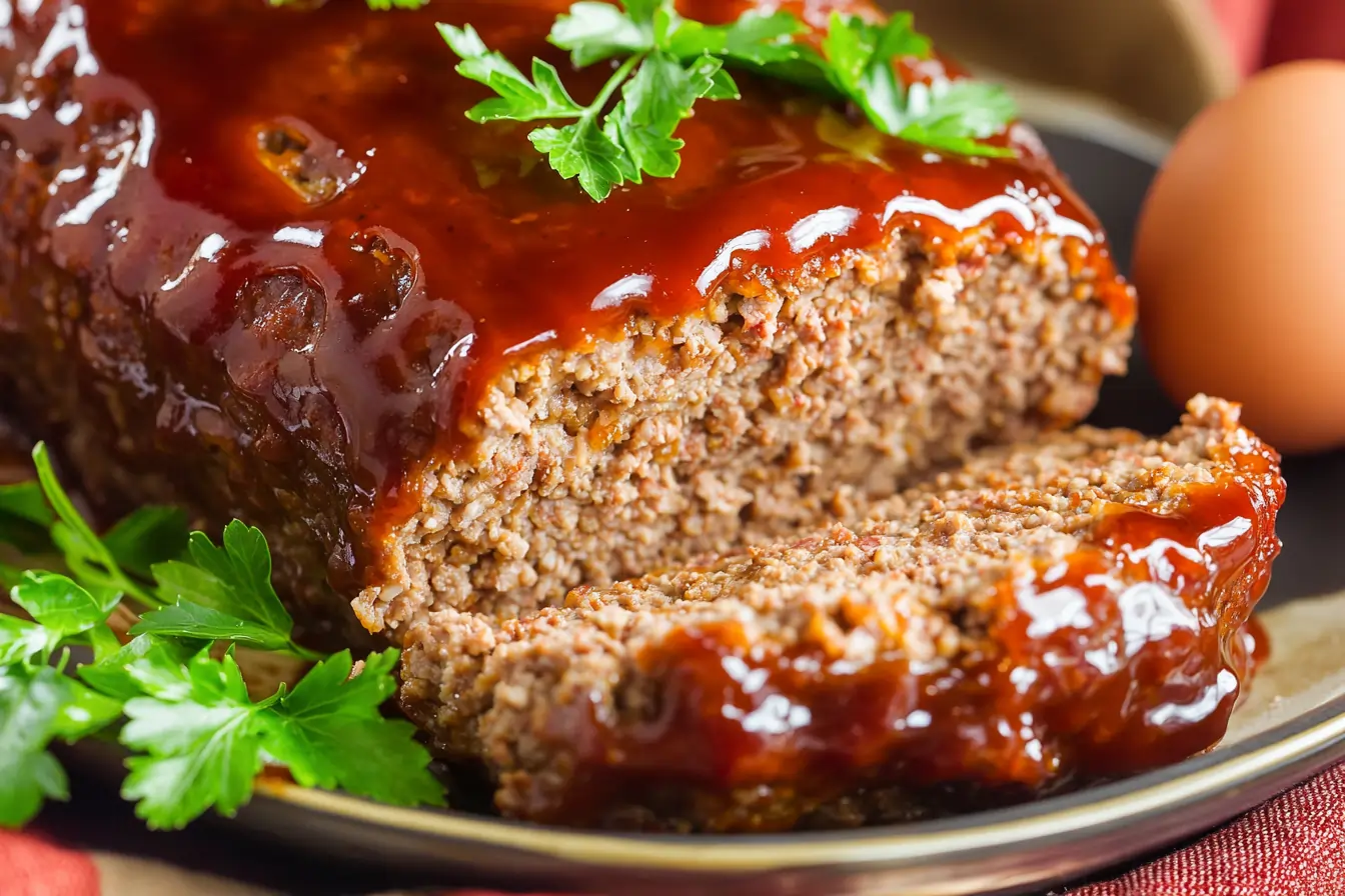 BBQ GLAZED MEATLOAF