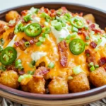 CHEESY TATER TOT NACHOS
