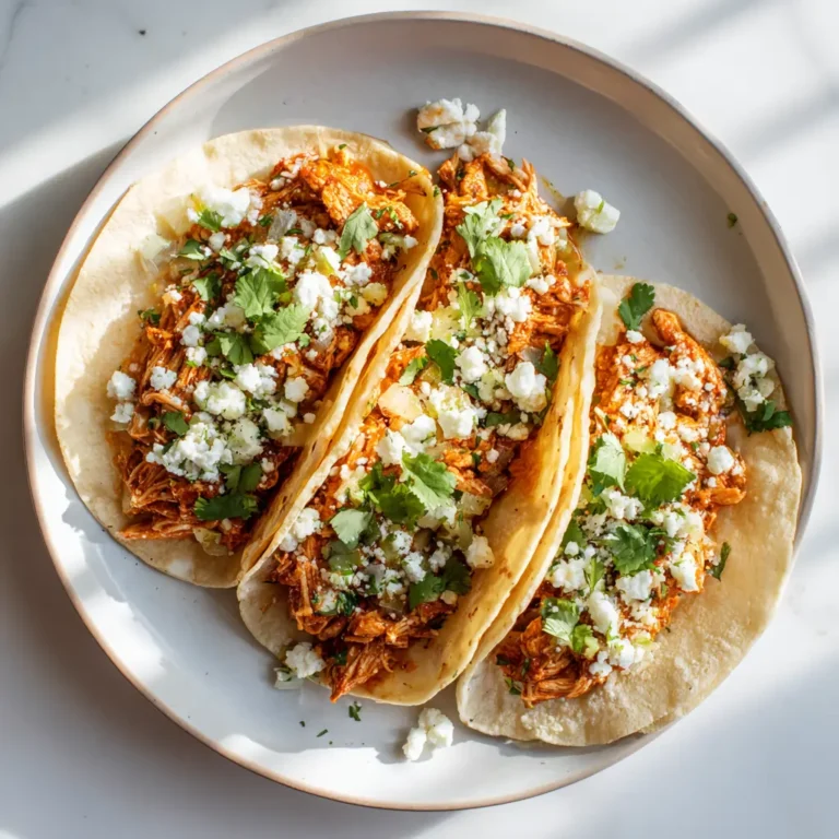 CHICKEN TINGA TACOS