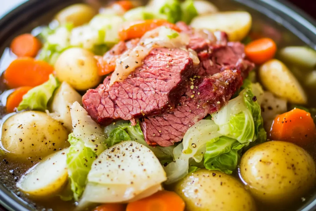 CORNED BEEF AND CABBAGE