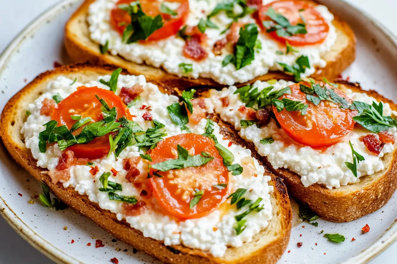 COTTAGE CHEESE TOAST