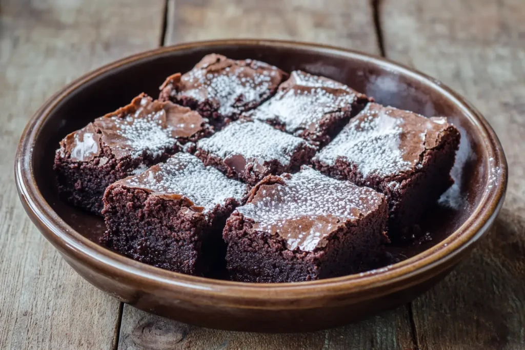 HOT COCOA BROWNIES