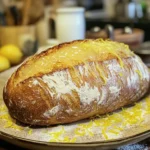Lemon Glaze Sourdough Bread