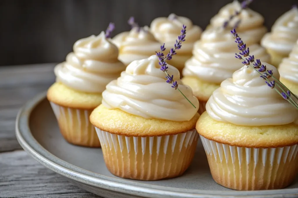 Lemon Lavender Cupcakes