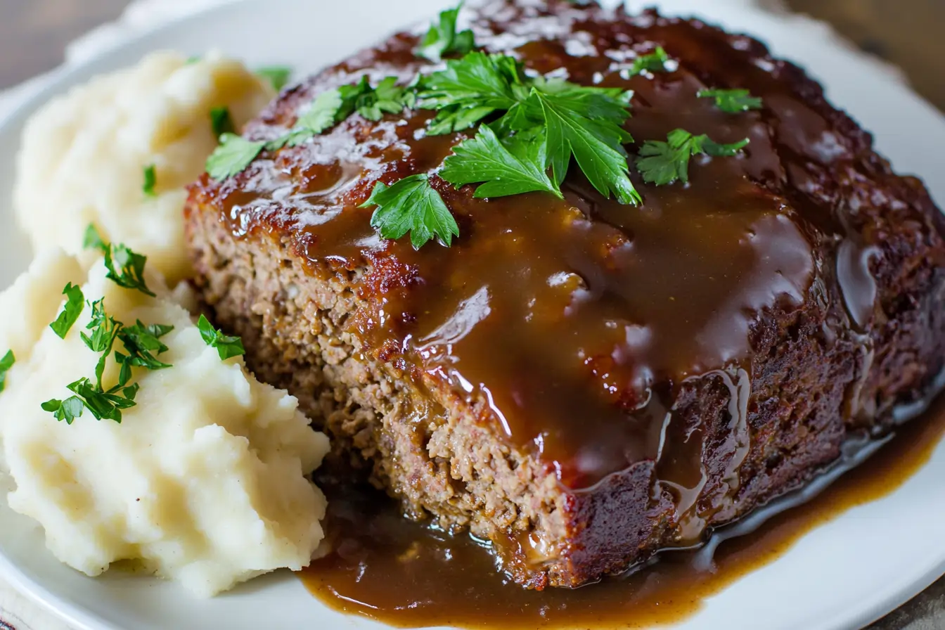 MEATLOAF WITH GRAVY