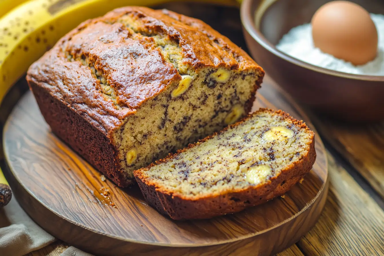 ONE BOWL BANANA BREAD