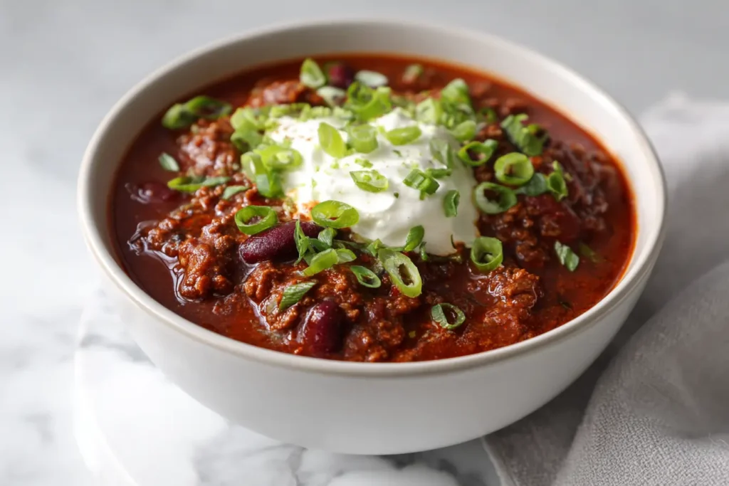 CROCKPOT CHILI RECIPE THAT EVERYONE LOVES 🍲