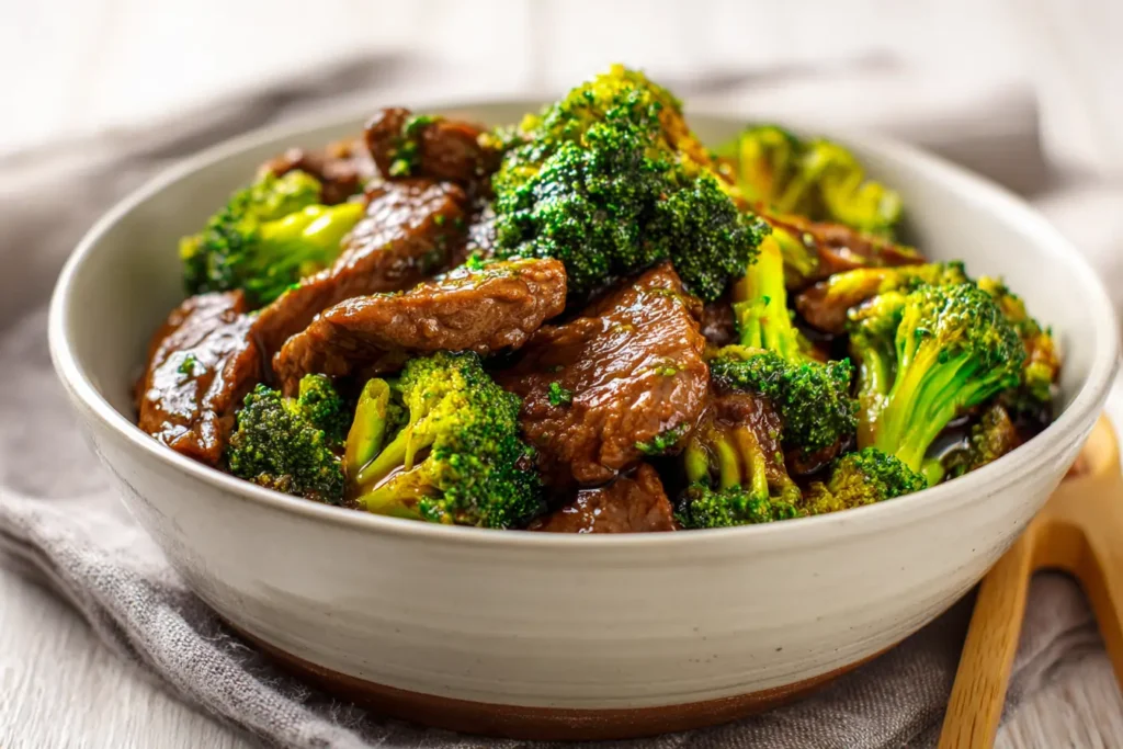 SLOW COOKER BEEF AND BROCCOLI RECIPE