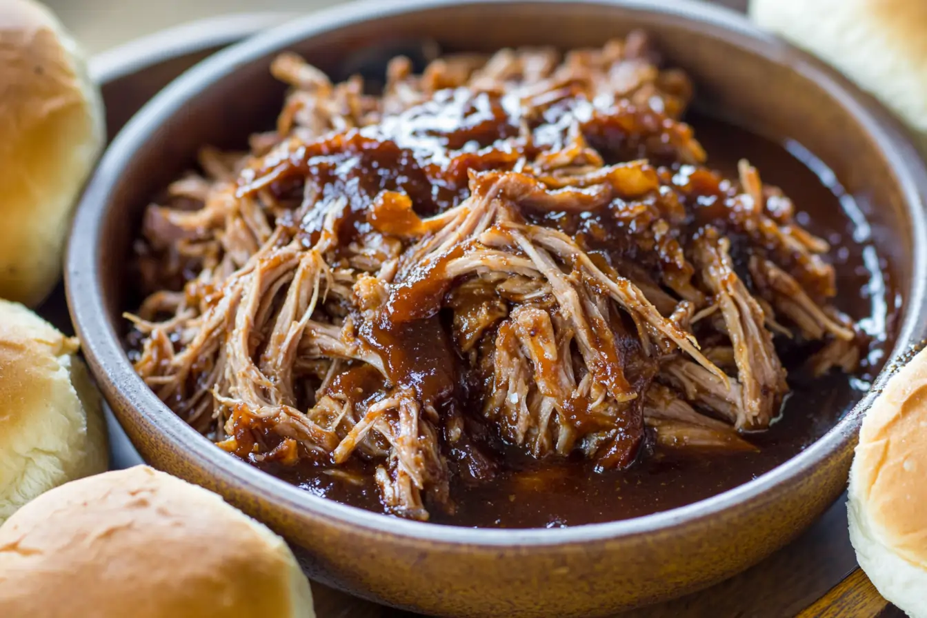 CROCKPOT BBQ PULLED PORK RECIPE