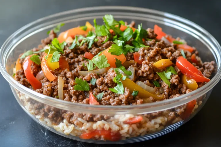 ground beef meal prep