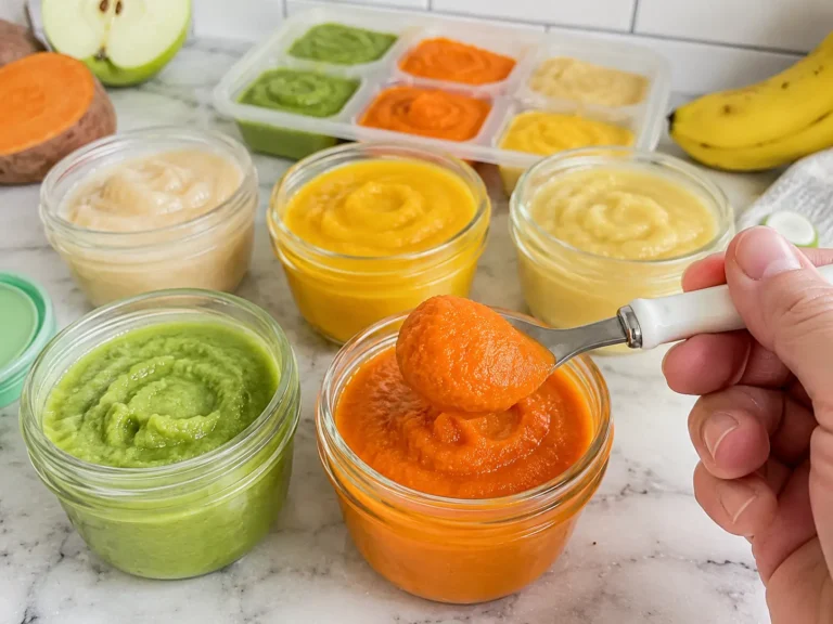 HOMEMADE BABY PUREES FOR HEALTHY BABIES 🍼