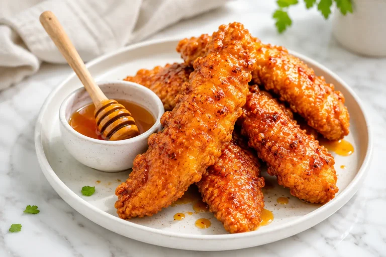 HOT HONEY CHICKEN TENDERS RECIPE BETTER THAN TAKEOUT