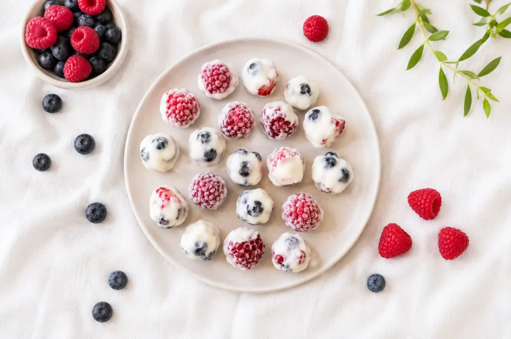 FROZEN YOGURT BERRY BITES