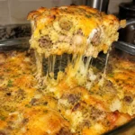 SAUSAGE BREAKFAST CASSEROLE RECIPE THAT EVERYONE WILL LOVE 🧀