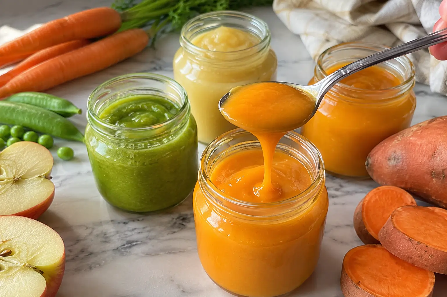 STAGE 1 BABY FOOD RECIPES EVERY MOM SHOULD TRY 🍎