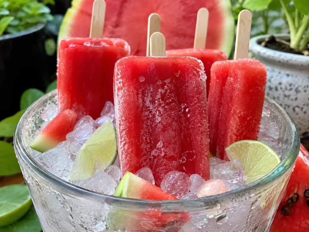 WATERMELON POPSICLES FOR HEALTHY SUMMER SNACKS 🥰