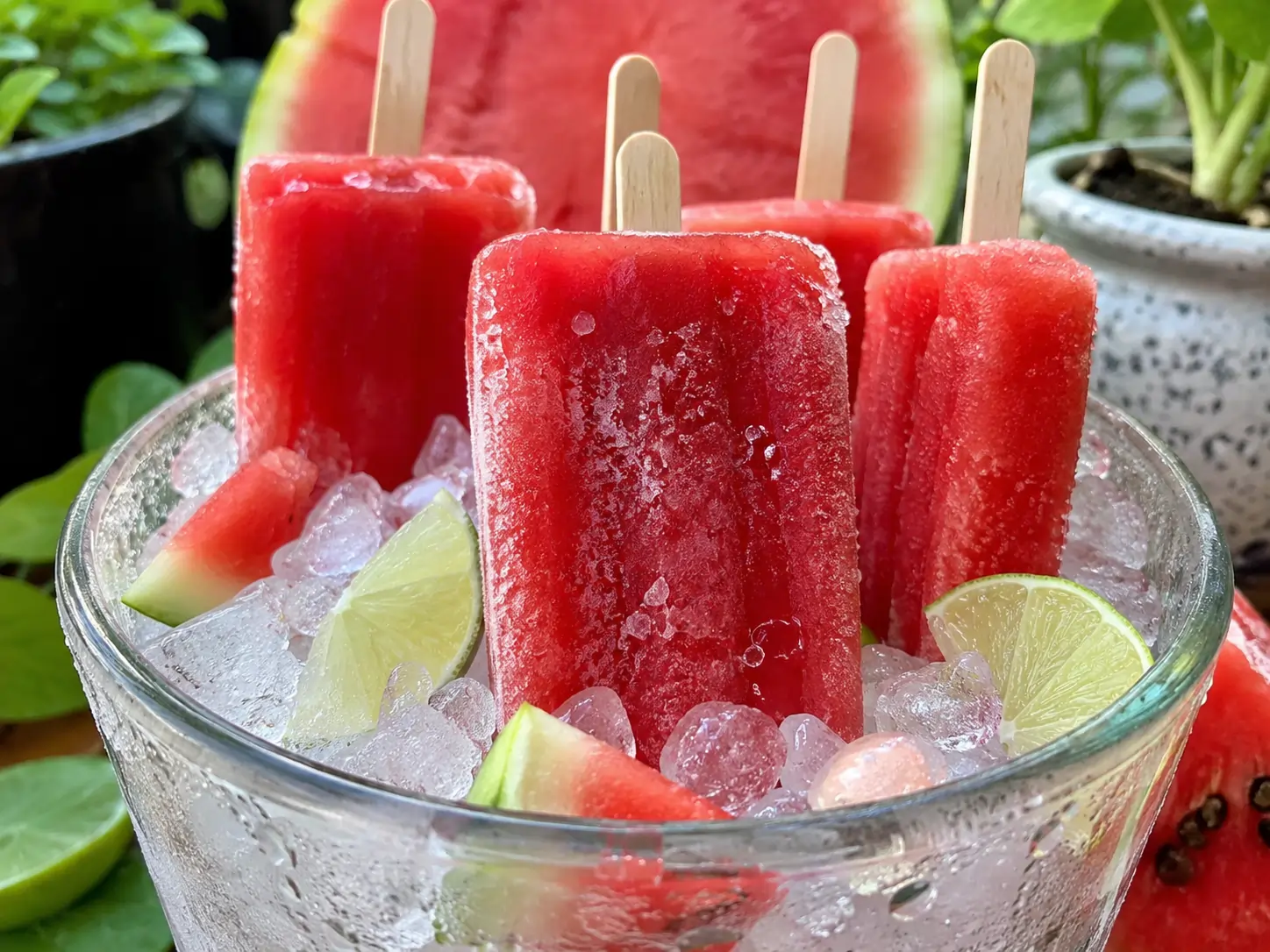 WATERMELON POPSICLES FOR HEALTHY SUMMER SNACKS 🥰