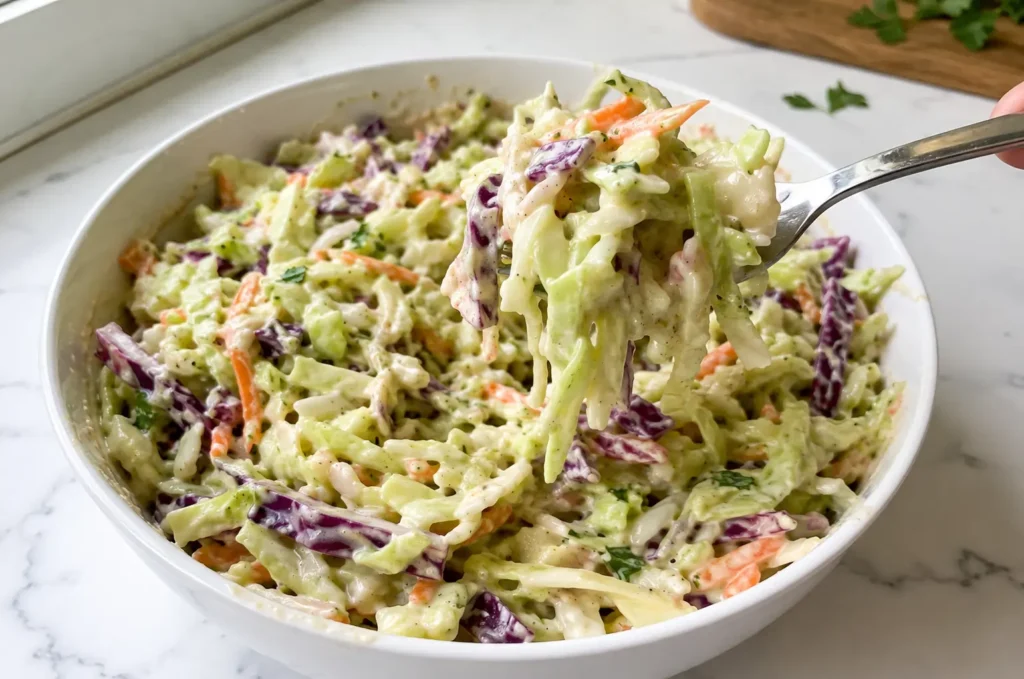 CREAMY COLESLAW RECIPE FOR SUMMER PICNICS ☀️