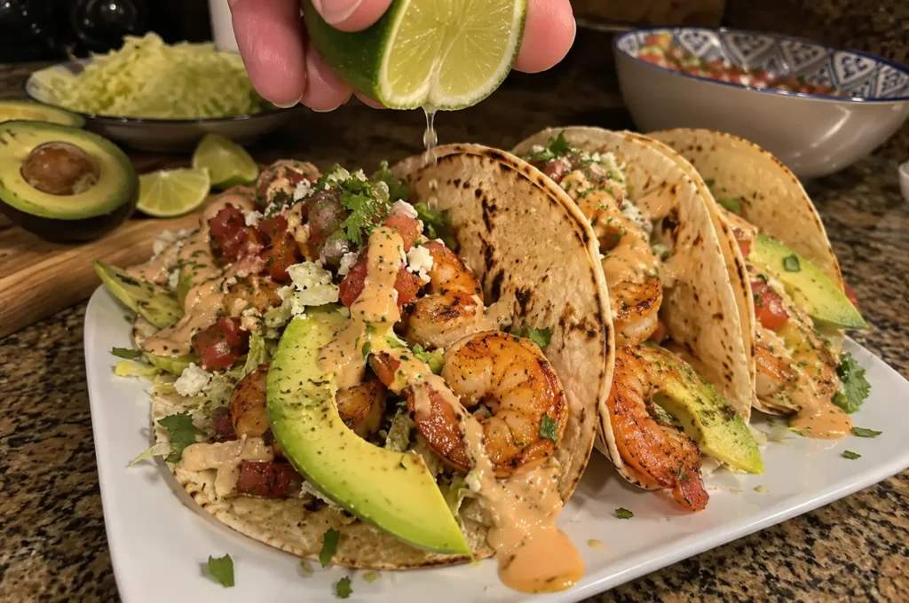 SHRIMP AVOCADO TACOS RECIPE FOR THE BEST EASY DINNER 🌮
