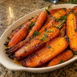 HONEY GLAZED ROASTED CARROTS FOR THANKSGIVING DINNER 🍂