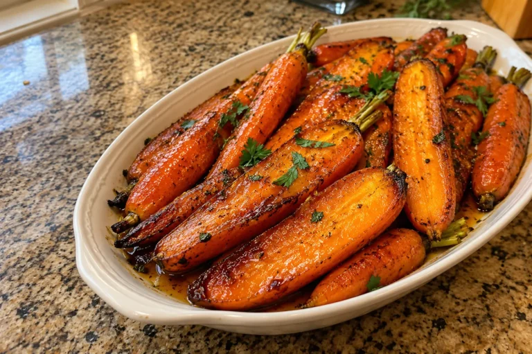 HONEY GLAZED ROASTED CARROTS FOR THANKSGIVING DINNER 🍂
