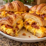 TIKTOK BREAKFAST CROISSANT VIRAL BREAKFAST SANDWICH IDEA