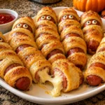 CHEESE STUFFED MUMMY HOT DOGS RECIPE