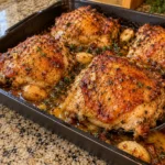 ONE PAN CHICKEN THIGHS FOR A COZY COMFORT FOOD DINNER ❤️
