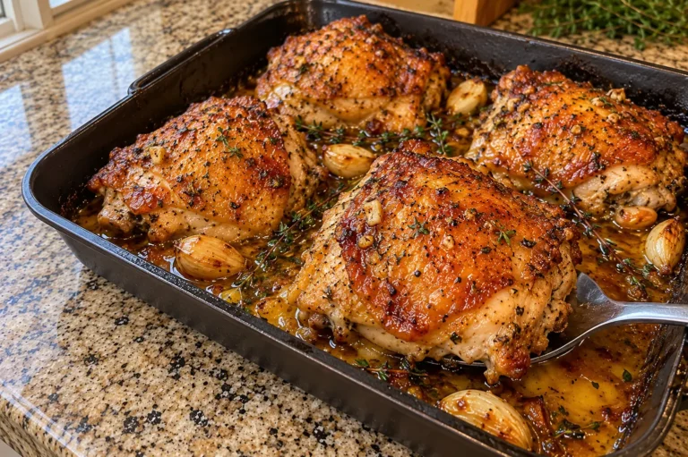ONE PAN CHICKEN THIGHS FOR A COZY COMFORT FOOD DINNER ❤️