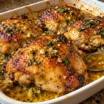 GARLIC BUTTER CHICKEN THIGHS RECIPE FOR AN EASY DINNER