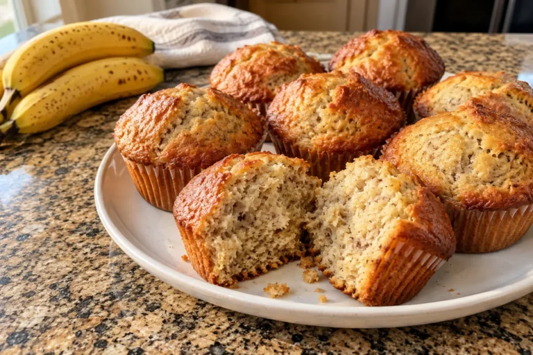 BANANA BREAD MUFFINS RECIPE FOR BUSY MORNING BREAKFASTS