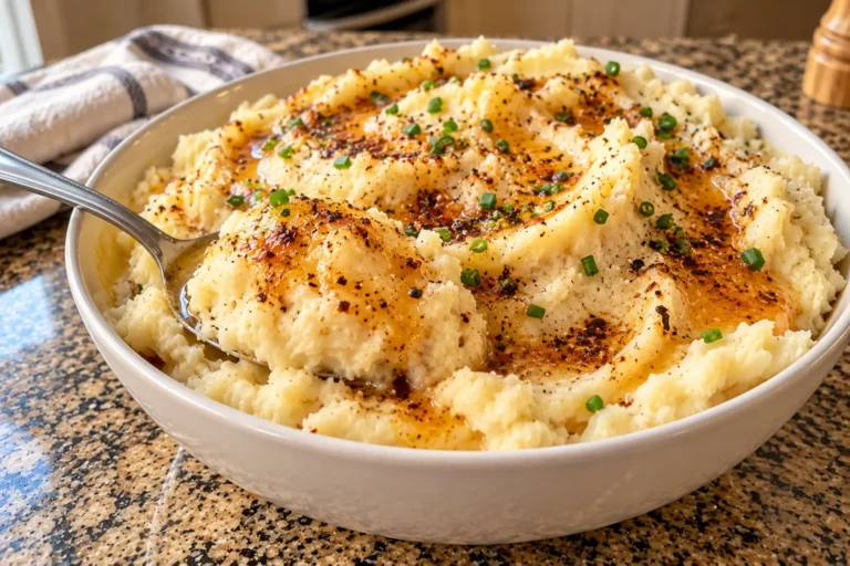 BROWN BUTTER MASHED POTATOES FOR THANKSGIVING DINNER