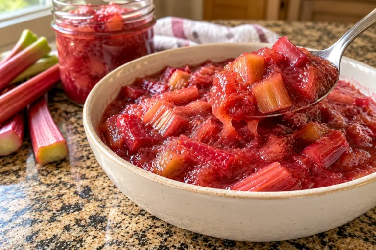 RHUBARB COMPOTE RECIPE – SIMPLE AND DELICIOUS