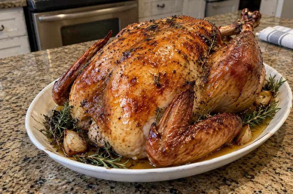 MAPLE BUTTER ROASTED TURKEY RECIPE FOR THANKSGIVING