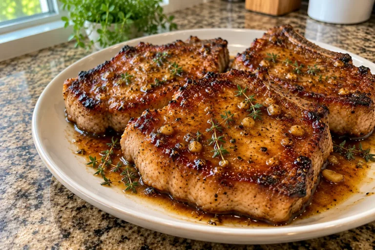 HONEY GLAZED PORK CHOPS RECIPE